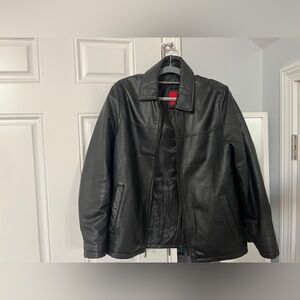 IZOD Black genuine lamb Leather Jacket